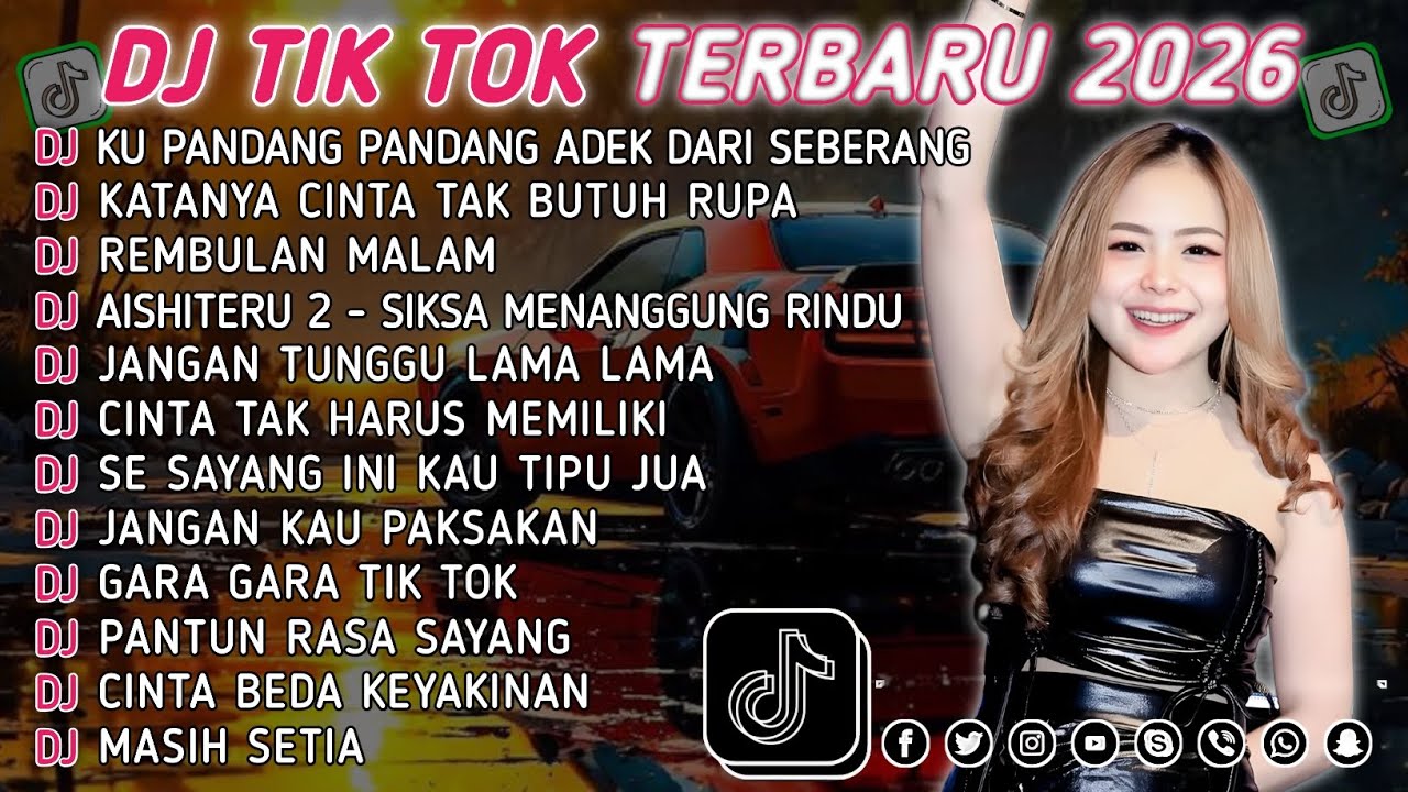 DJ TIKTOK TERBARU 2026 || DJ CINTA DARI SEBERANG 🎵 DJ KATANYA CINTA TAK BUTUH RUPA 🎵 FULL ALBUM❗❗