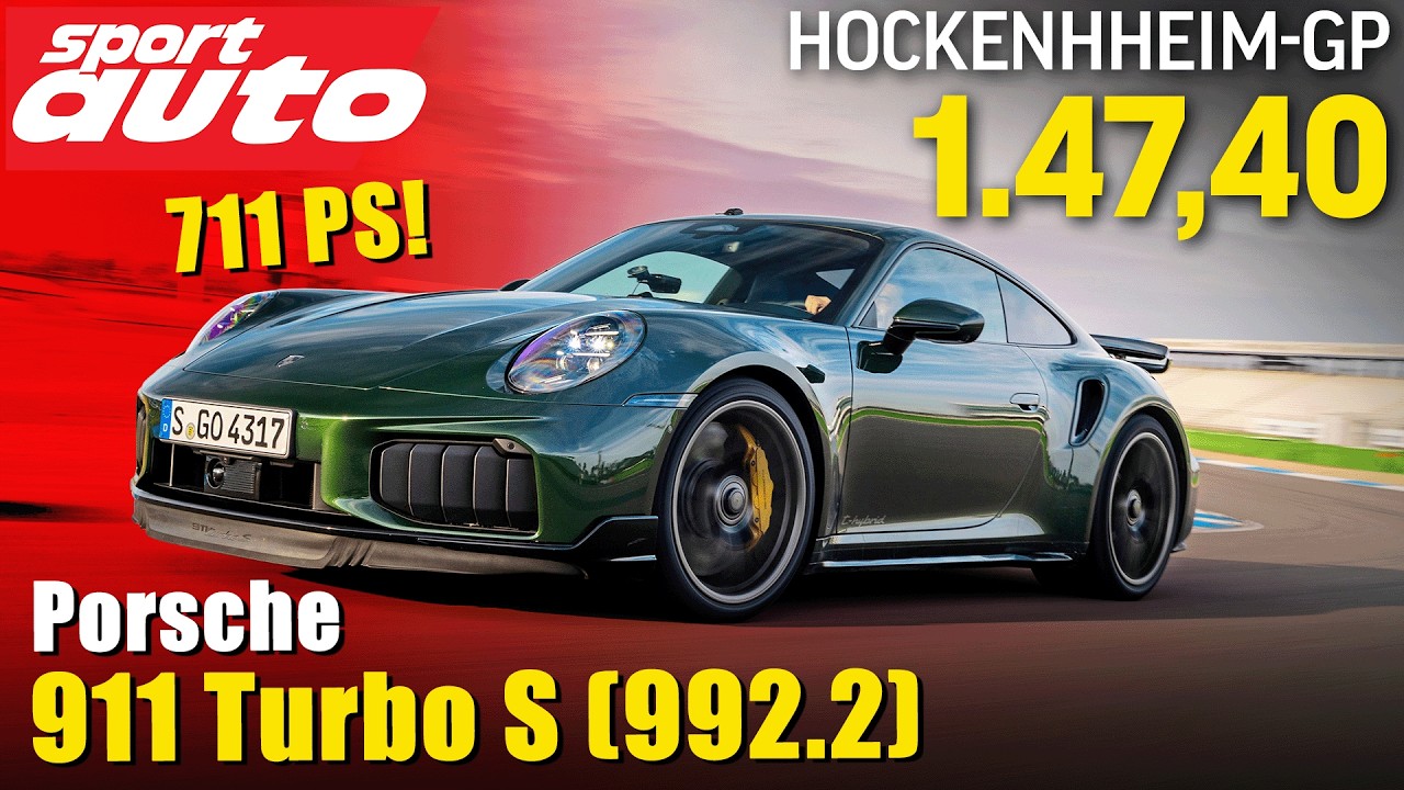 Porsche 992.2 Turbo S | HOT LAP Hockenheim-GP | 1.47,40 min | sport auto
