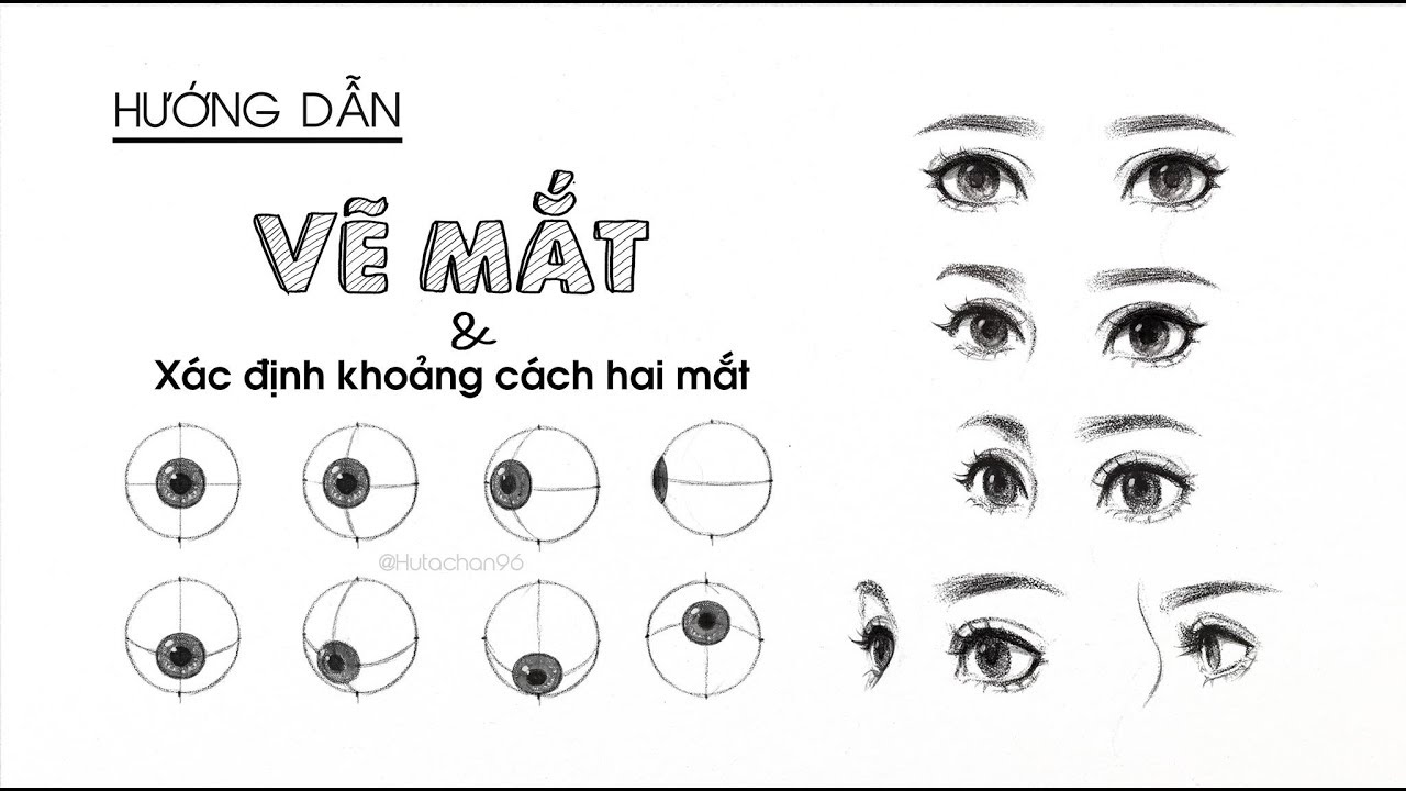 How to draw semi realistic eyes by Huta Chan