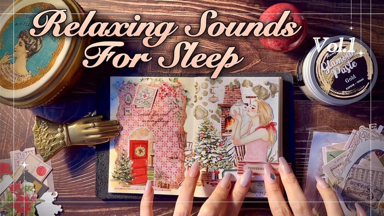 10분안에 잠드는 팅글 빈티지 다꾸모음 ASMR Aesthetic Journaling Scarpbooking collage compilation コラージュ