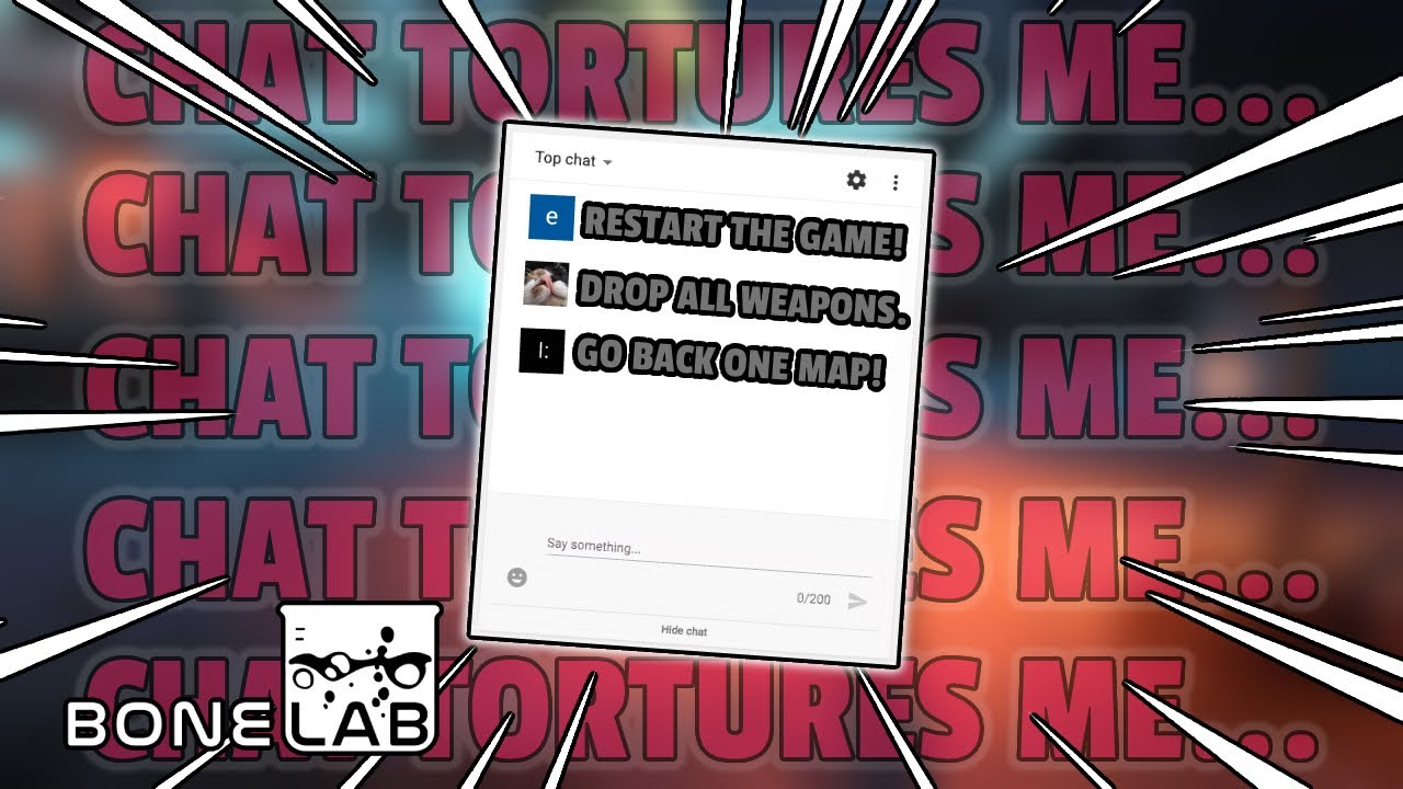 Избиваю BONELAB, пока чат мучает меня