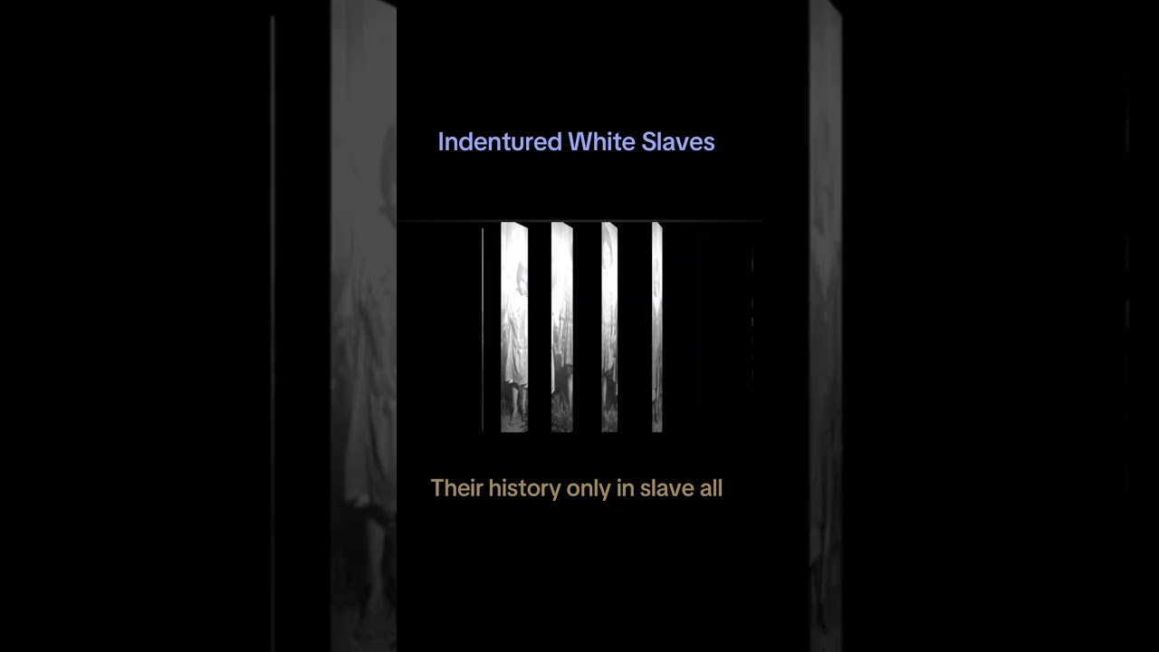 White Indentured slaves 1600s till 1800s in America 