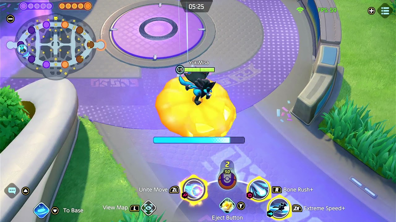 Pokemon Unite's lucario skin effects