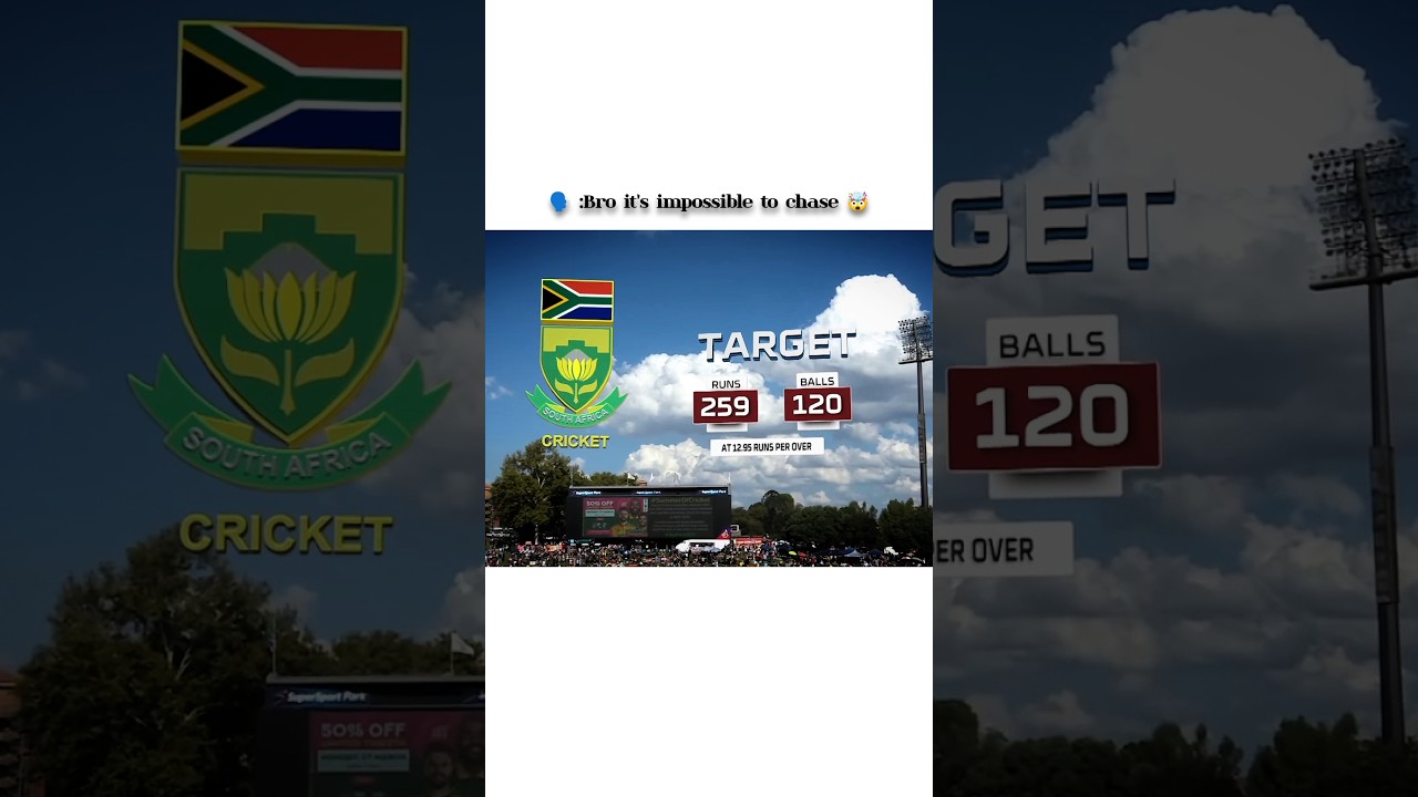 Biggest RUN-CHASE in t20is 🤯 #southafrica #trending #shorts