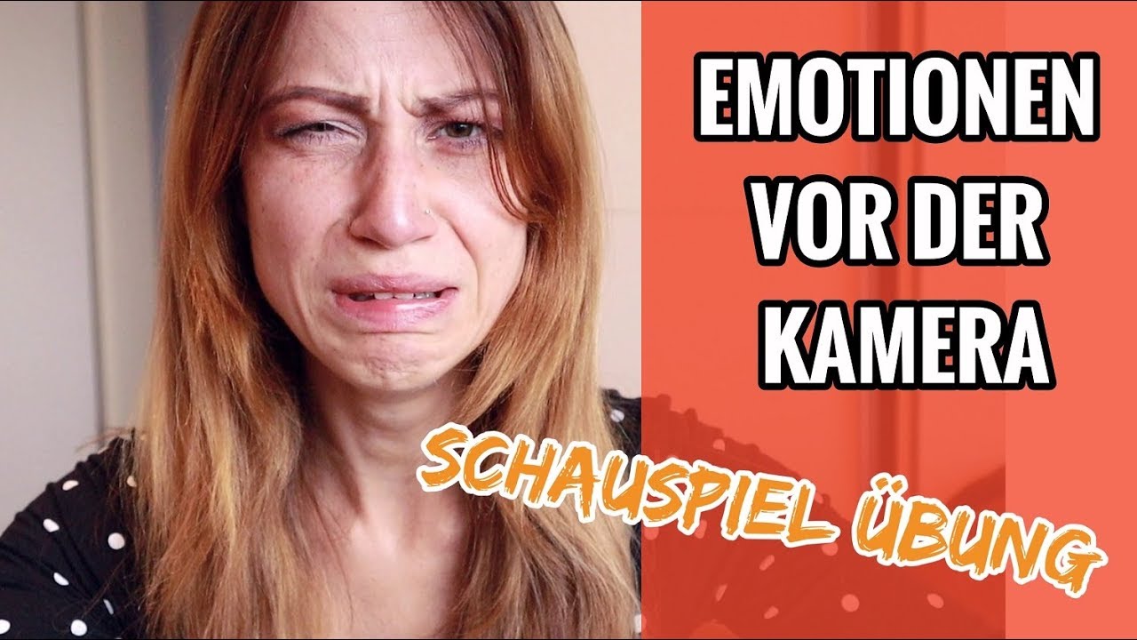 Emotion Trauer vor der Kamera- SCHAUSPIELER WERDEN // Schauspiel Übung & Schauspielen lernen