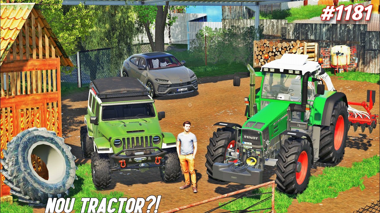 Ролевая игра на Думешти ///Я ОБМЕНЯЛ СТАРЫЙ ТРАКТОР НА FENDT[1181]-Farming Simulator 19