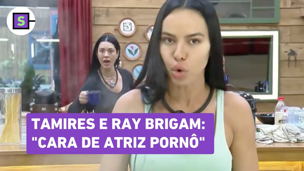 Tamires e Ray protagonizam briga ap&oacute;s se esbarrarem: 'Cara de atriz porn&ocirc;'