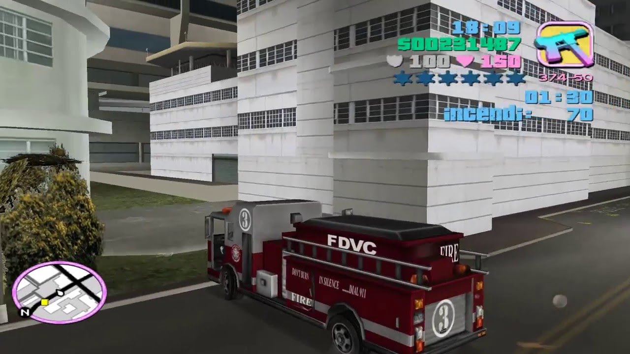 GTA Vice City 100% - 061.Missione pompiere