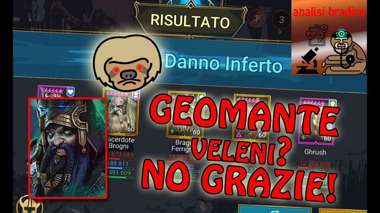 Geomante: il video più imbarazzante che abbia mai fatto!! #analisibradipe | Raid Shadow Legends