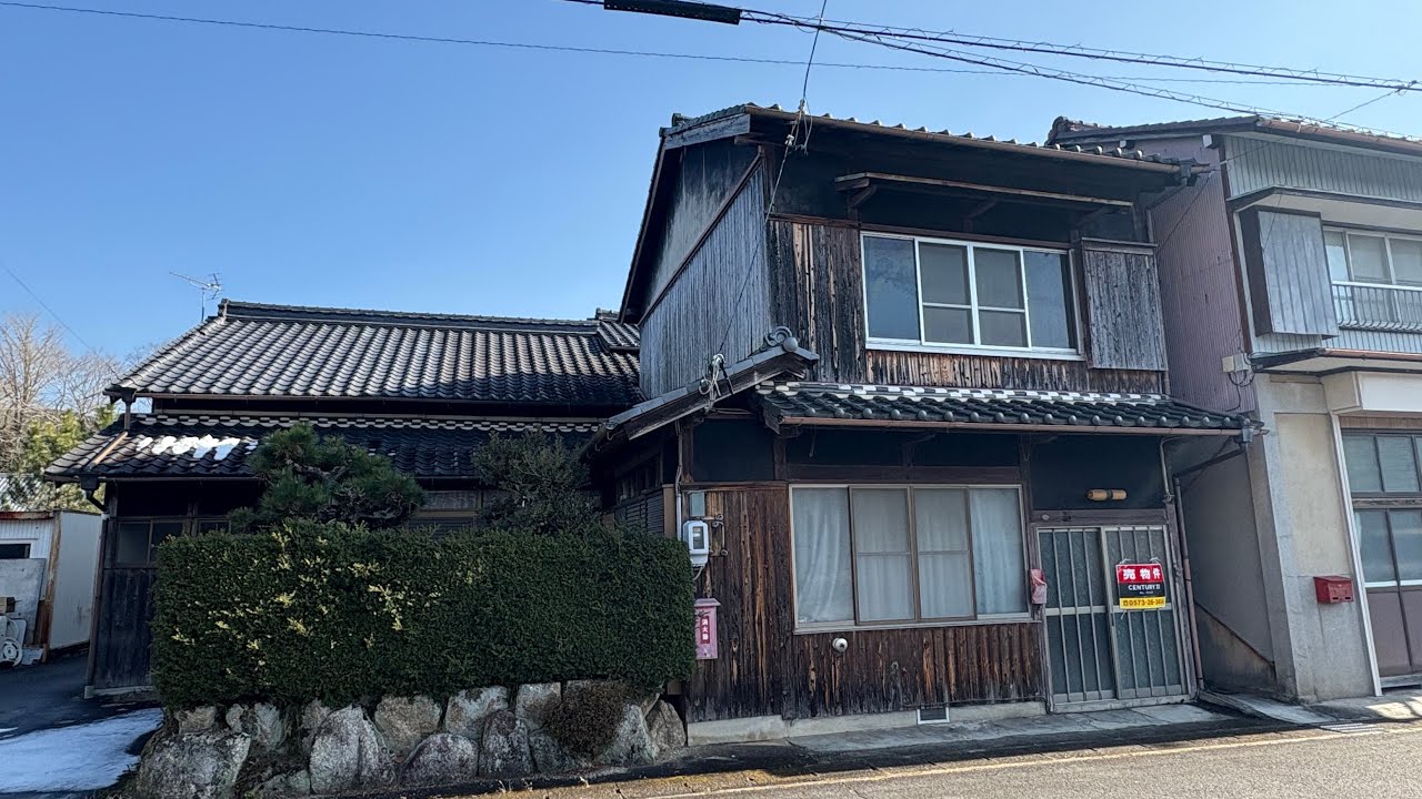 恵那市明智町中古住宅　古民家で田舎暮らし