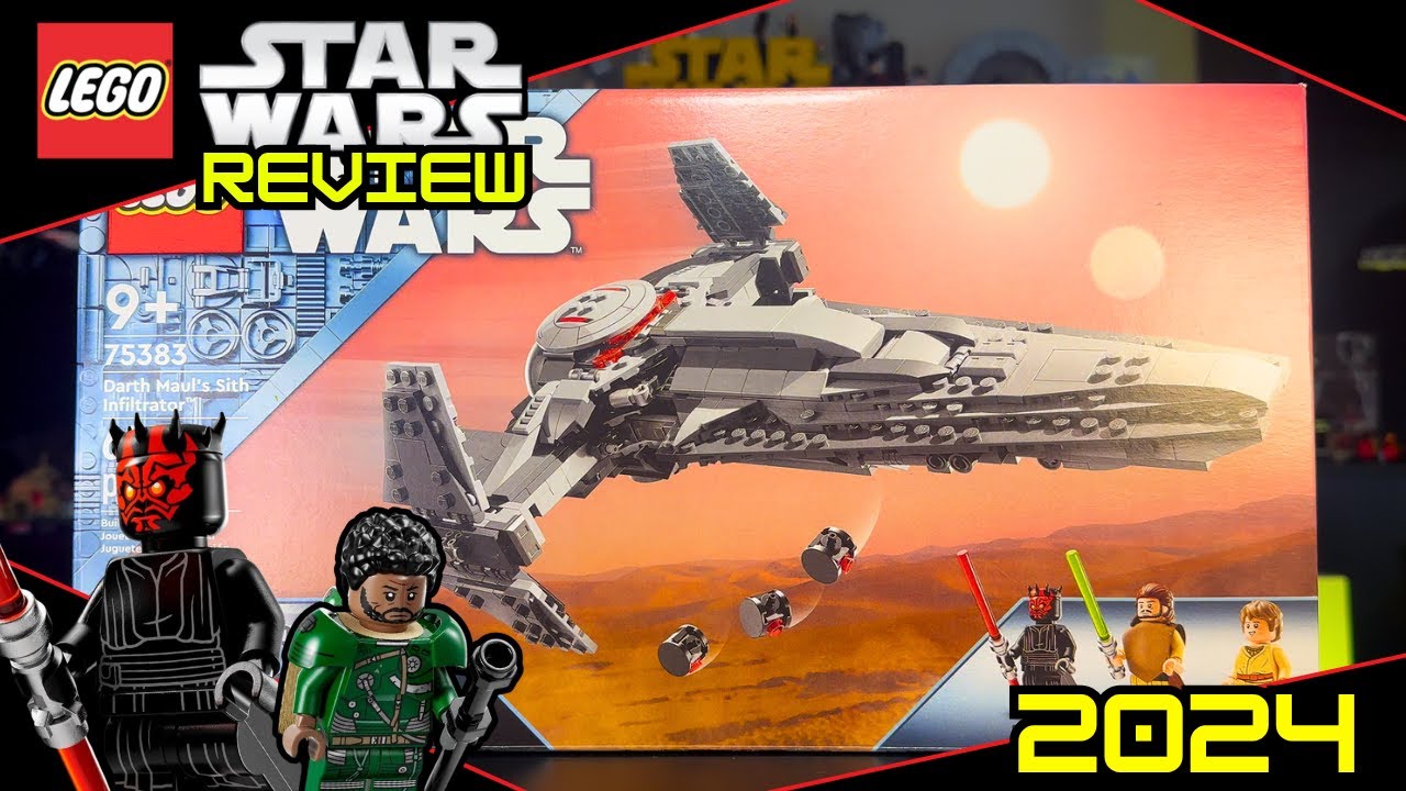 LEGO Star Wars 75383 Darth Maul's Sith Infiltrator Review (2024)