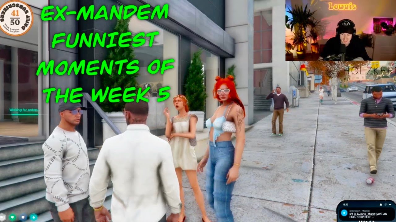 FUNNIEST Moments of the Week from Streamers I Watch who are Ex-Mandem PART 5 | NoPixel 4.0 GTA RP