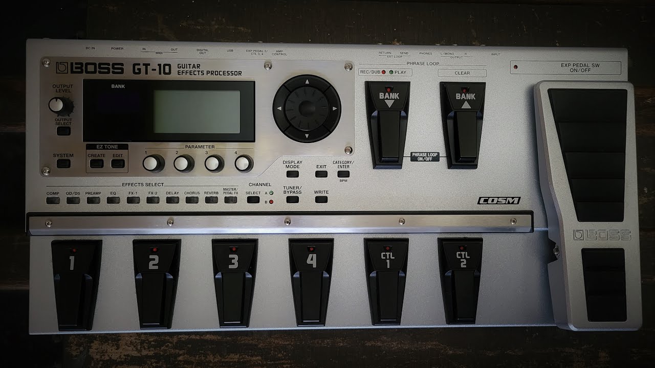 Boss GT-10 Quick Demo