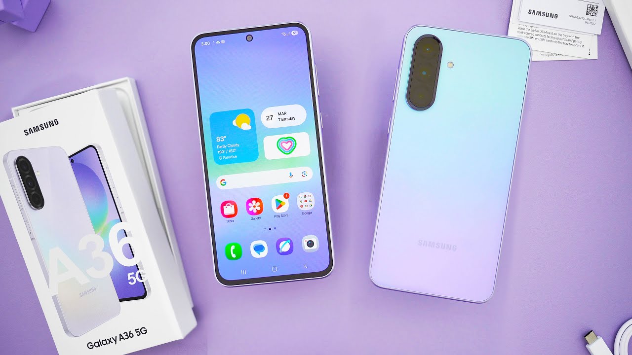 Samsung Galaxy A36 5G Unboxing, Hands-On & First Impressions! (Lavender)