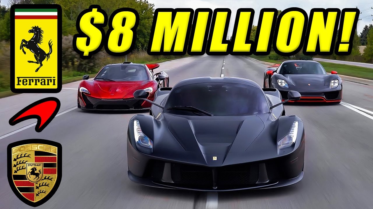 Comparing My Most Expensive Hyper Cars! *LaFerrari, McLaren P1, 918 Spyder*