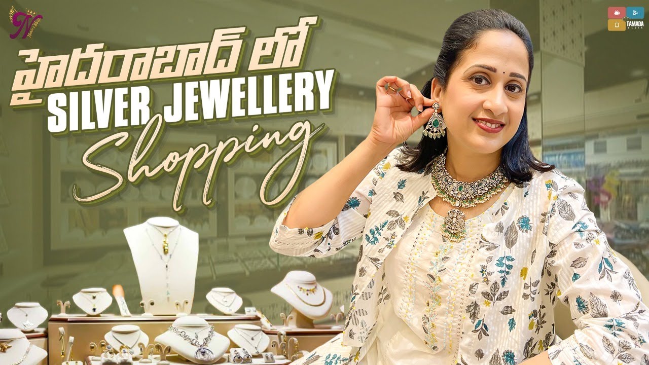 హైదరాబాద్ లో Silver Jewellery Shopping || Nandu's World India Vlogs | Nandu's World Latest Videos