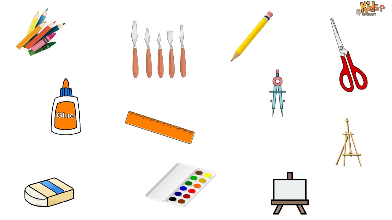 Art Tools | Kids Vocabulary | Educational Video For Kids | Learn Art Tools For Kids | Art Tools Name