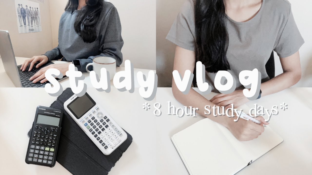extremely productive study vlog: lots of assignments, study tips, & working