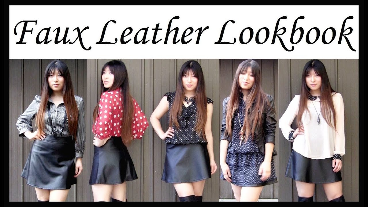 How to Wear Faux Leather Skirt | Summer Lookbook | Black Pleather Skirt Styling Haul
