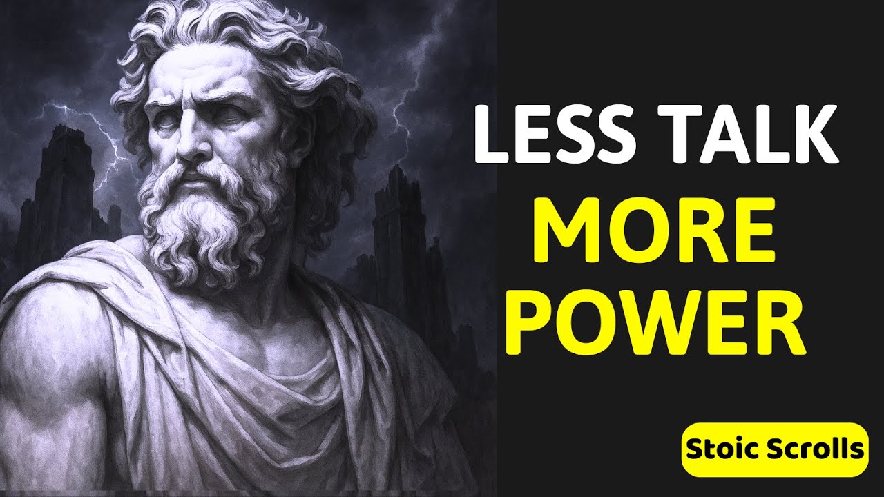 Why Thinking Less, Talking Less And Focusing More On Yourself Will Change Your Life | Stoic Scrolls