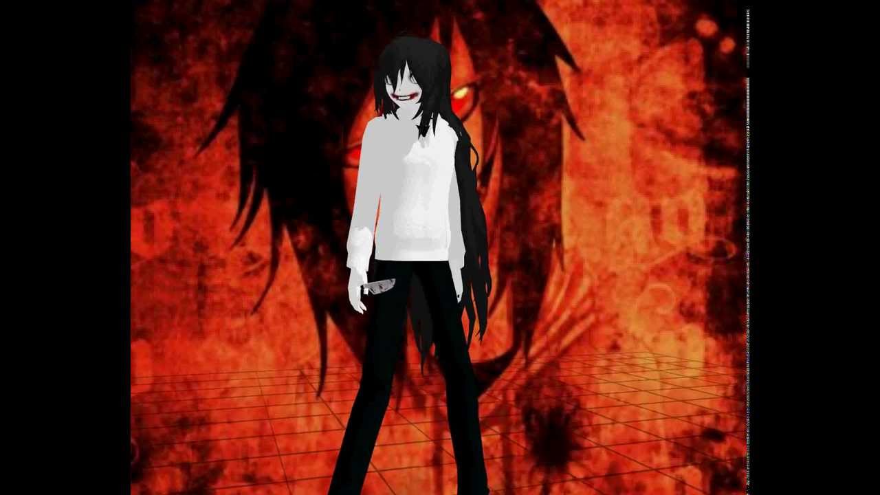 Jeff the killer- iNSaNiTY(MMD)