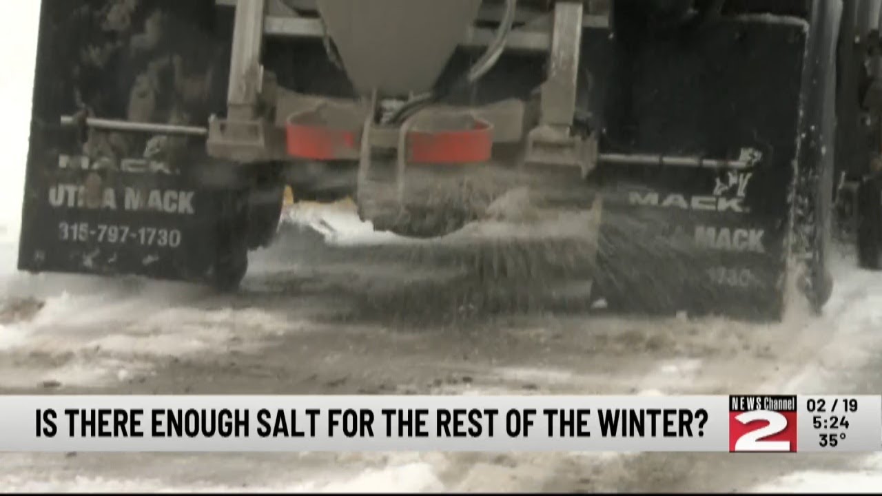 Is There Enough Salt for The Rest of This Mohawk Valley Winter?