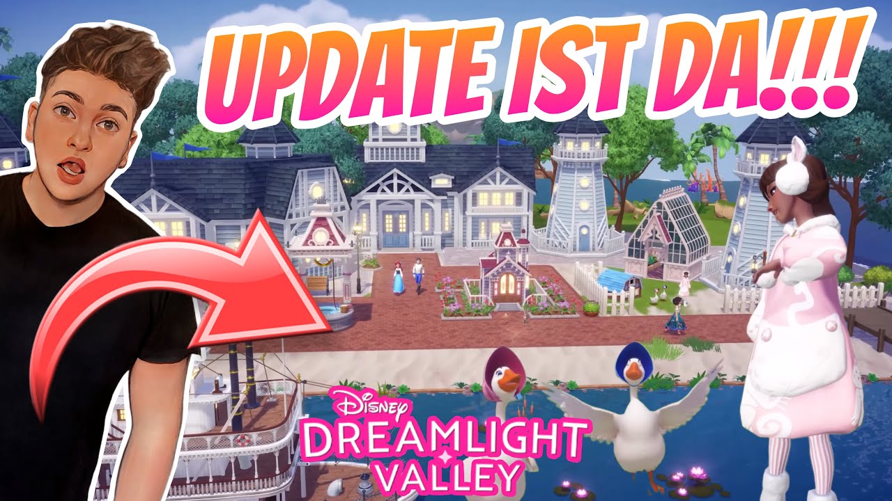 NEUE HAFENSTADT KOMMT!!! 🤩 SUSI & STROLCH UPDATE TRAILER REAKTION | Disney Dreamlight Valley 