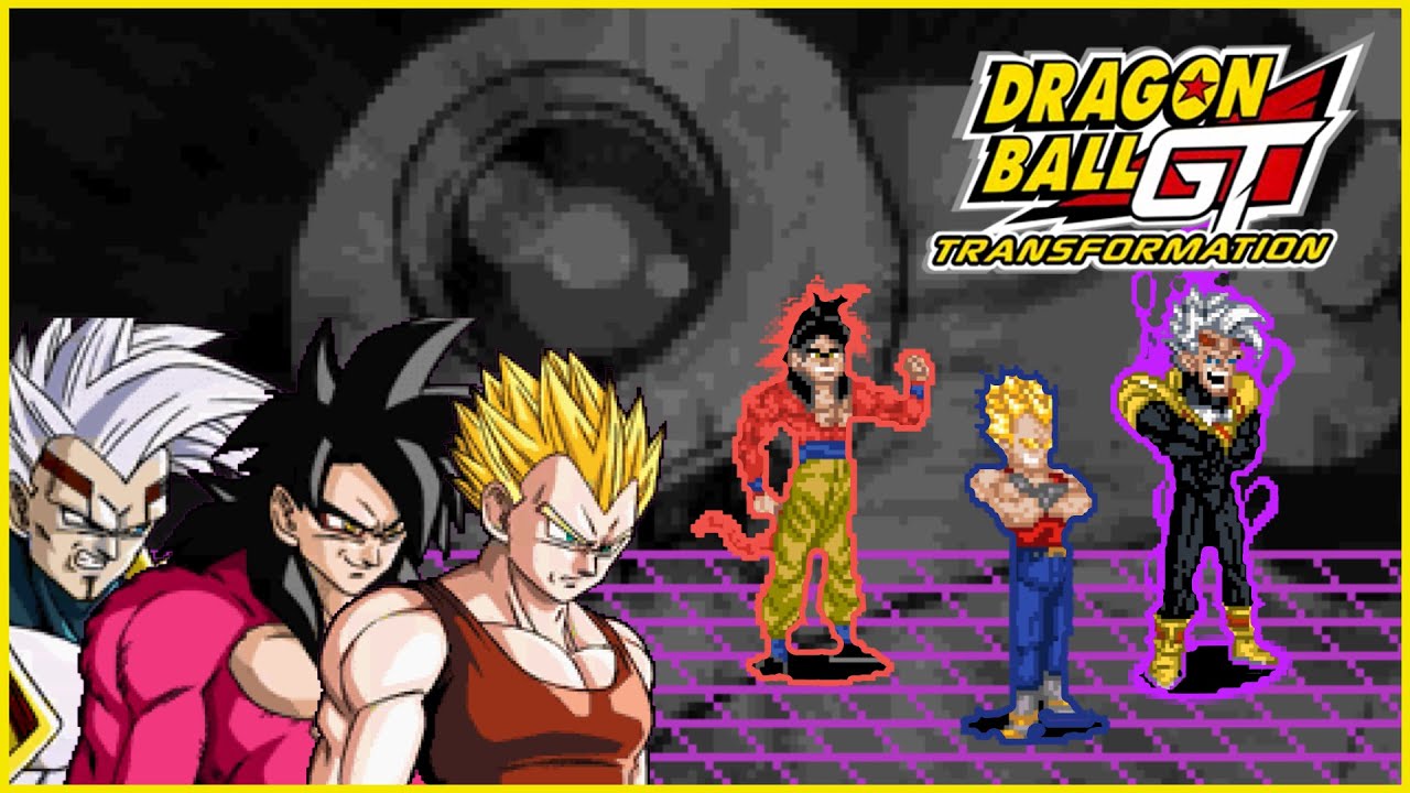 Dragon Ball GT: Transformation - Playthrough - Single Player mode - SS4 Goku, Vegeta and Baby Vegeta