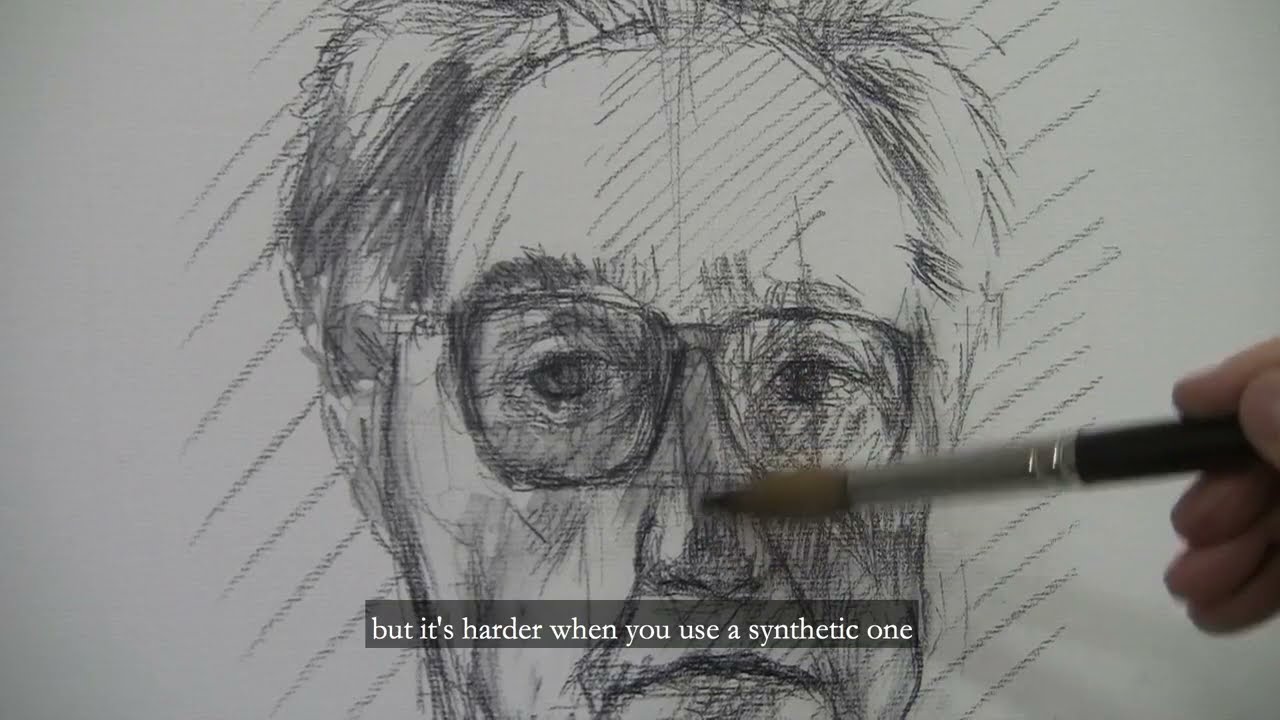 AUTORITRATTO AD ACQUERELLO (Scuola d'Arte a Domicilio, lezione9)