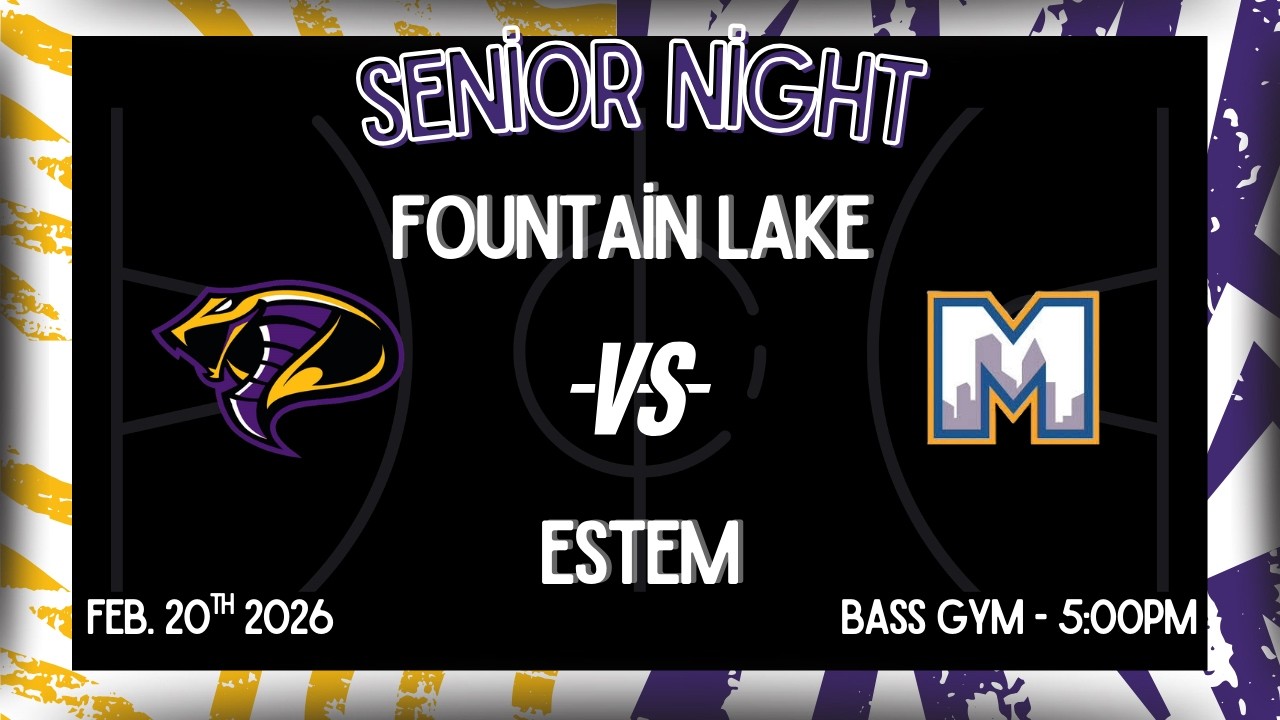 Fountain Lake vs. ESTEM | Varsity Basketball Sr. Night