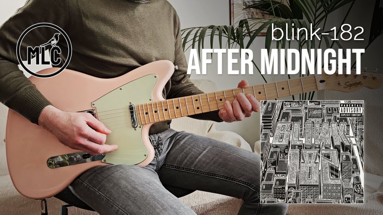 blink-182 - After Midnight (Guitar Cover + Lyrics)