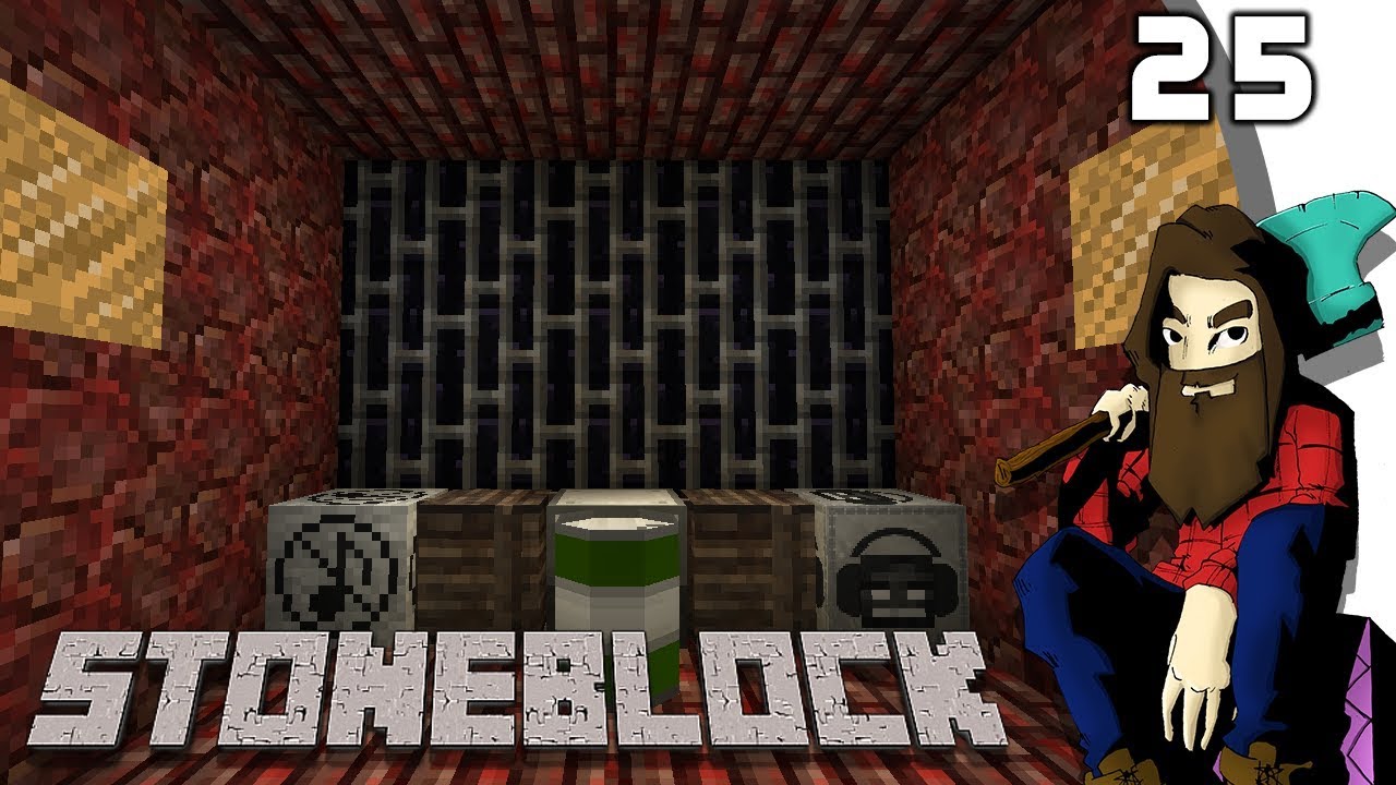 [Minecraft] STONEBLOCK #25 - Wither Boss auto
