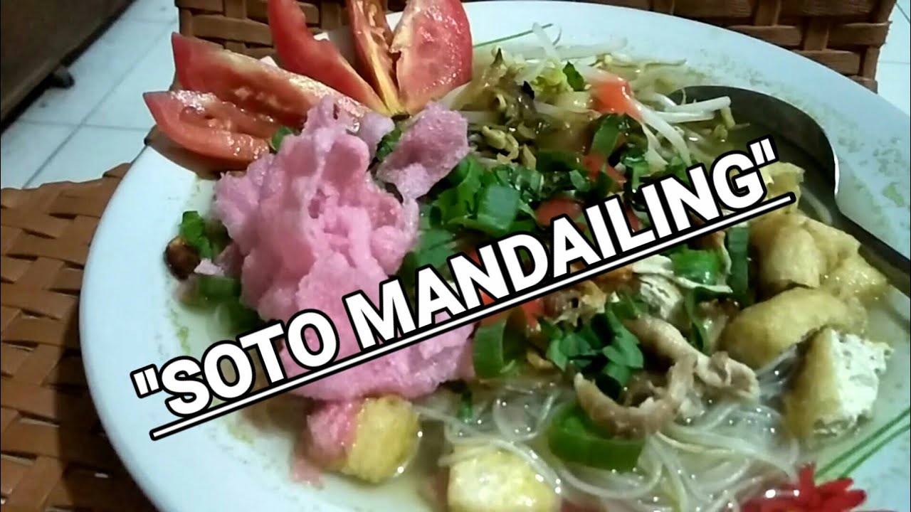 SOTO MANDAILING SEDERHANA TAPI LANGSUNG HABIS