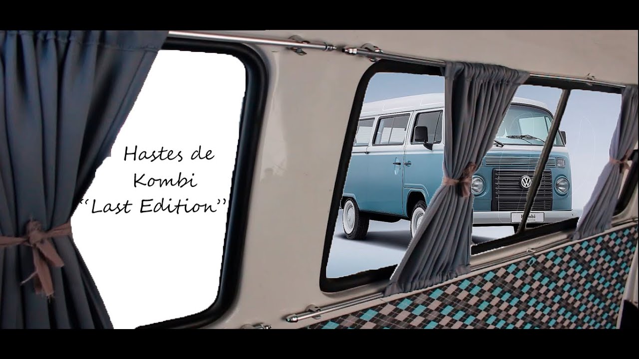 Hastes das cortinas de Kombi