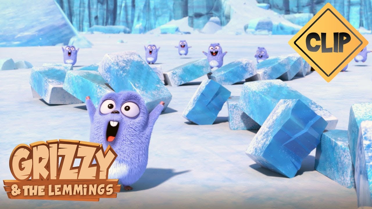 🧨 Record de dominos 🐻🐹 Grizzy & les Lemmings / Cartoon