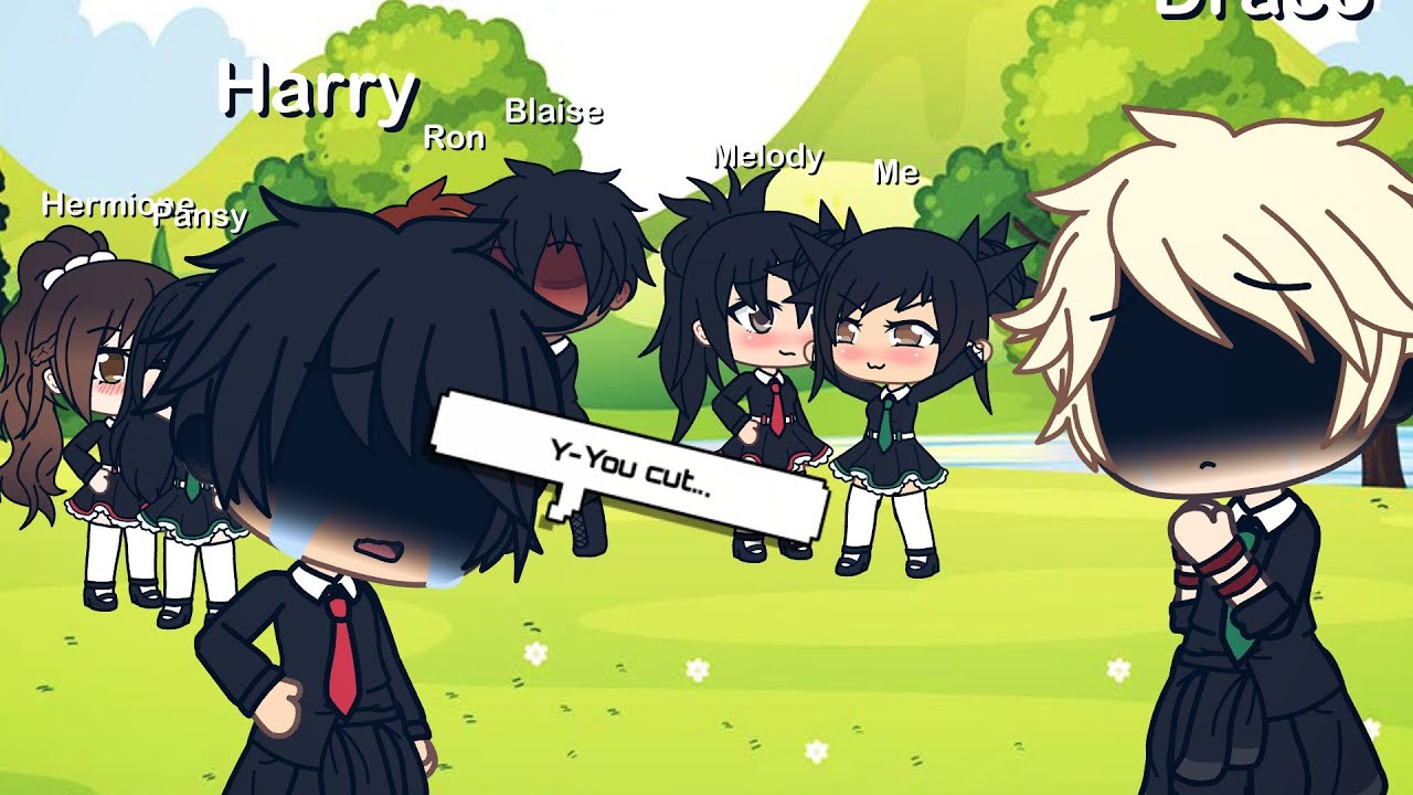 Griffindor VS Slytherin || Drarry, Blairon, Pansmione, Melson  || Gacha Life Singing Battle || GLSB