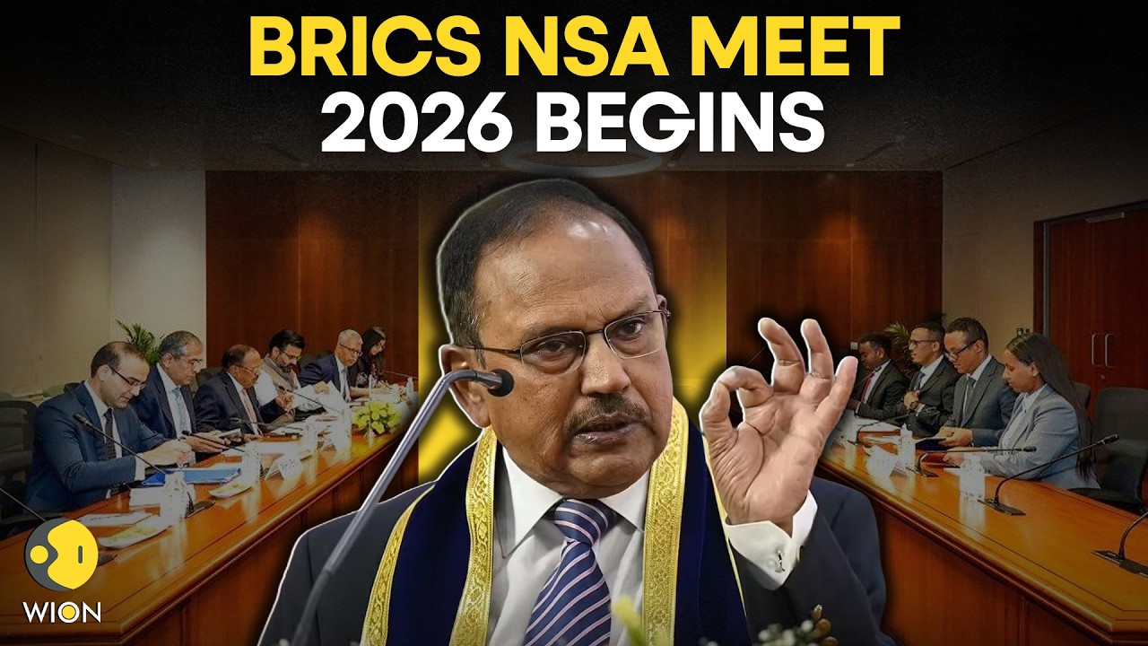 BRICS National Security Advisers' Meeting LIVE : Ajit Doval Addresses Global Security Challenges