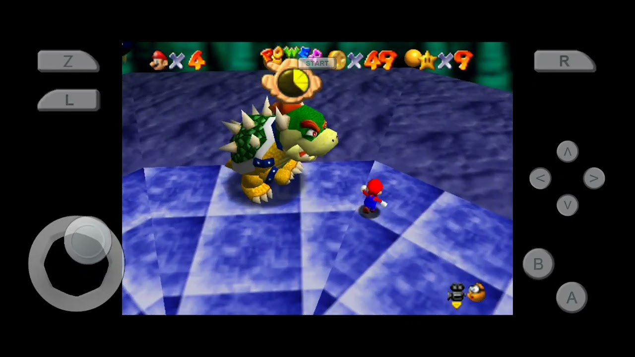 Esse sou eu derrotando o bowser no super mario 64 #gaming #mario #nintendo 