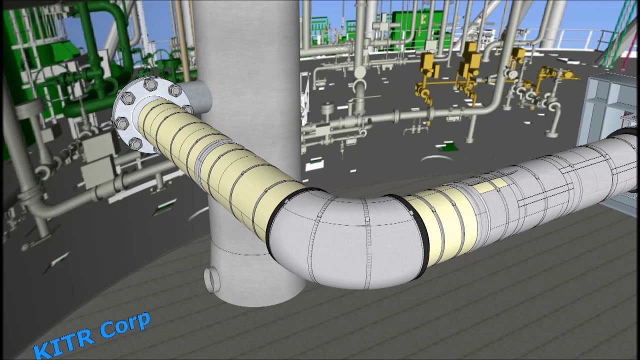 [General]_05_KITR Cryogenic Insulation Tutorial - Chapter 003 (Dry Joint by PIR for LNG Pipe)