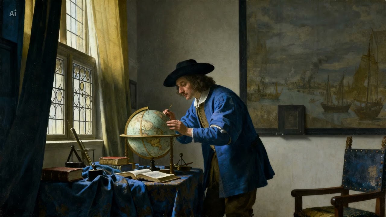 Vermeer City & Scholars | View of Delft, The Astronomer, The Geographer | 3 Hour Museum Screensaver