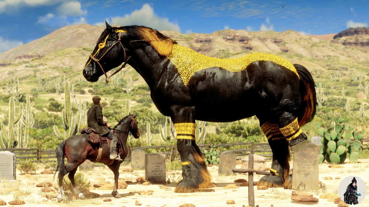 The Rarest Gold-Marked Egyptian Horse Appears in a Graveyard | John Marston