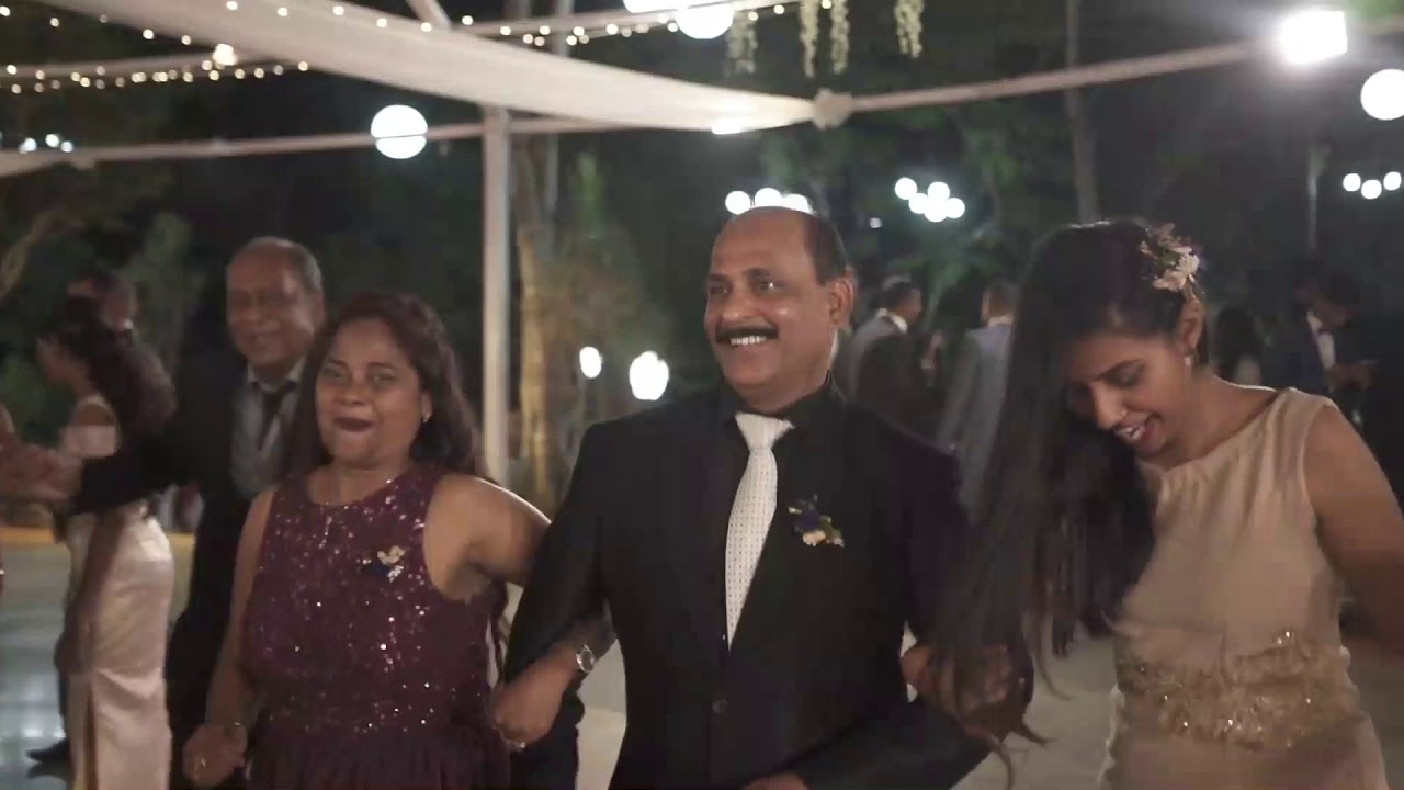 Truly yours band Goa performing for wedding reception of Hensal and Tajimi at Blue berry Hill