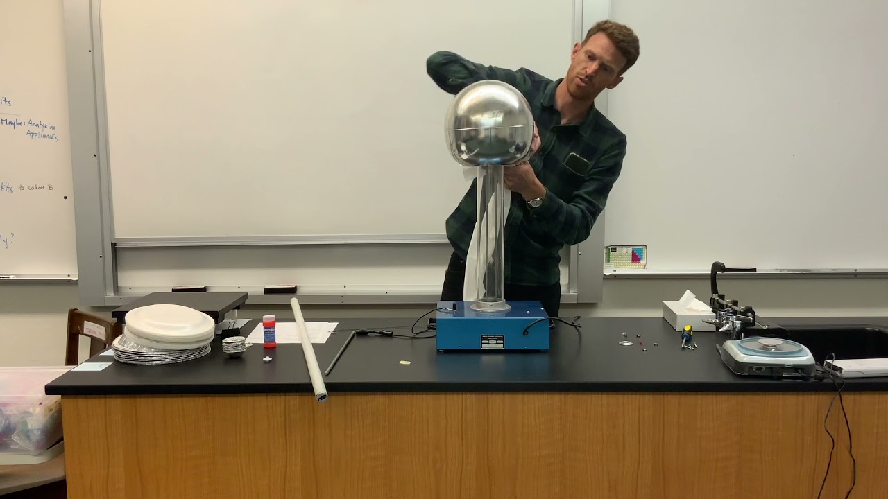 Exploring Electric Fields with a Van de Graaf generator