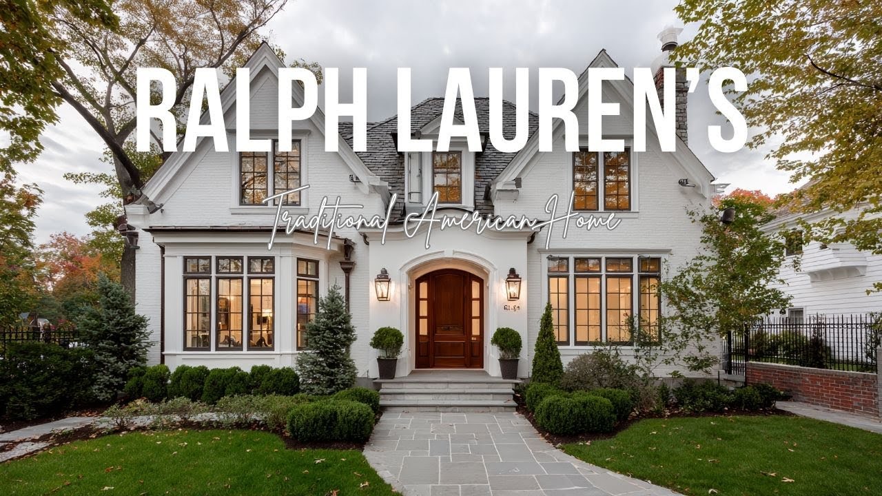 Elegant Traditional American Home Inspired by Ralph Lauren’s Refined Seasonal Beauty