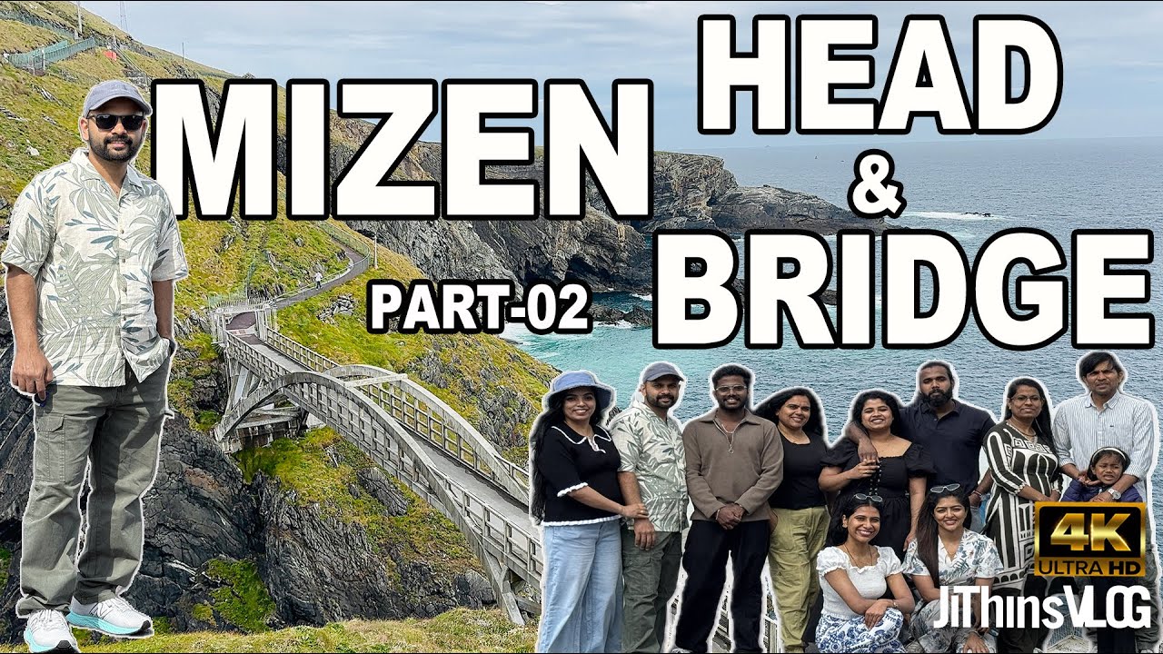 Mizen Head Trip #epi02 Hidden Cliff In Ireland Mizen Bridge & Light House | Cork | Jithinsvlog | 4K