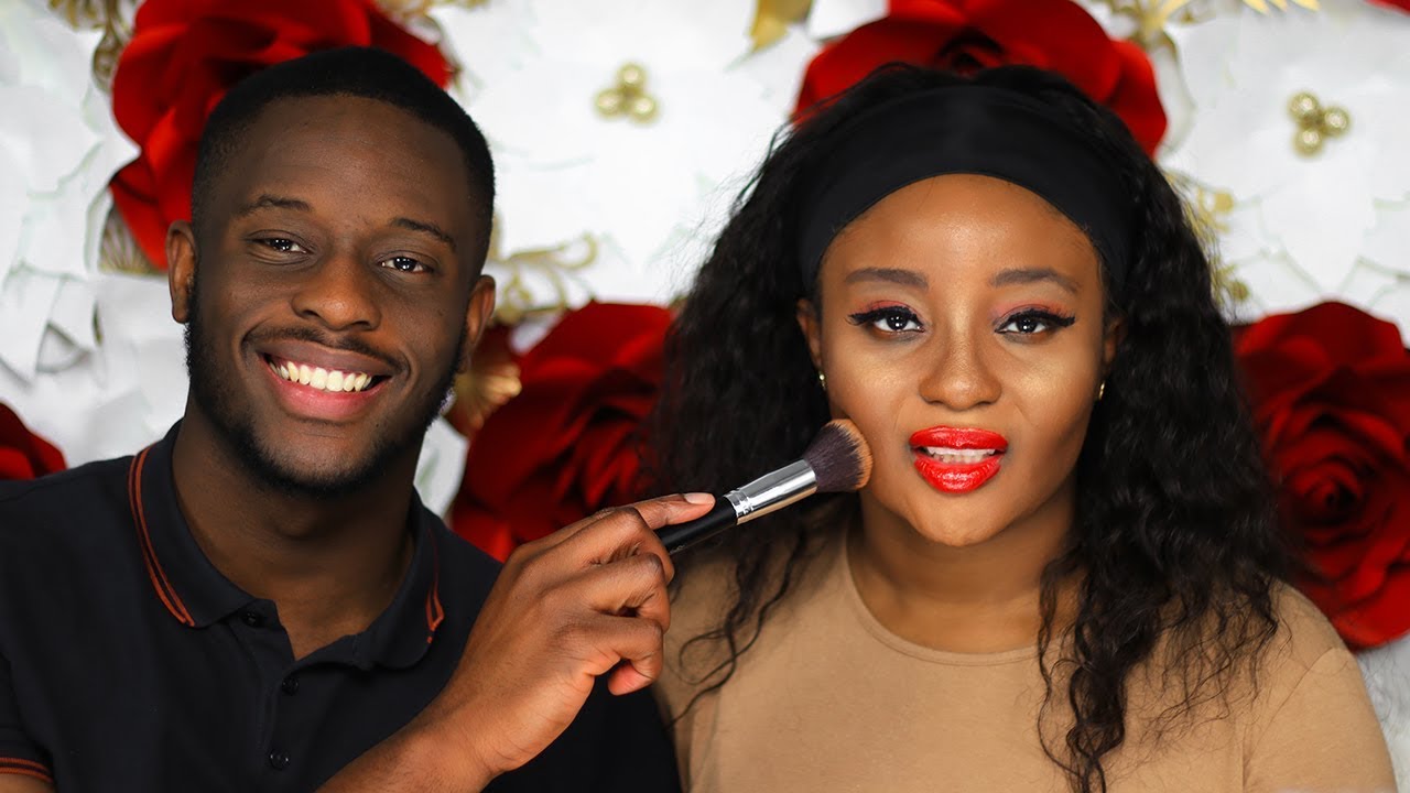 MY LITTLE BROTHER DOES MY MAKEUP