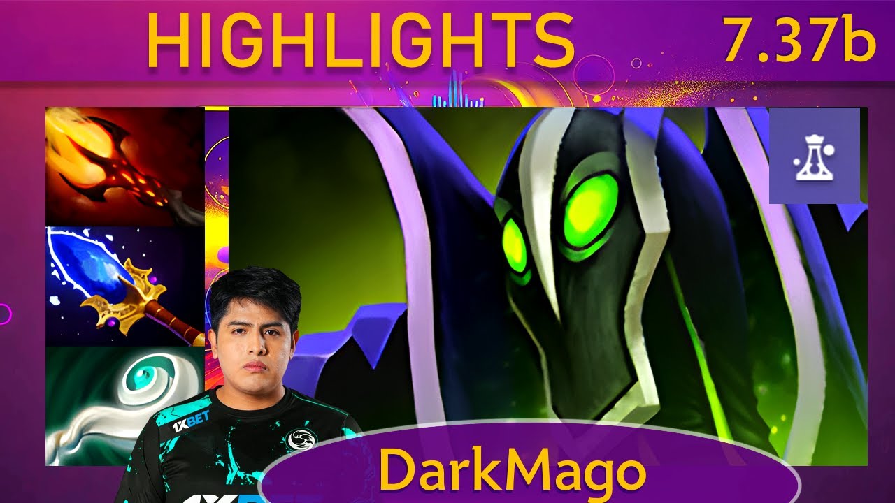 ⭐ 7.37b DarkMago♡ Rubick |K+A-D - 36 KP - 82%| Mid Highlights - Dota 2 Top MMR