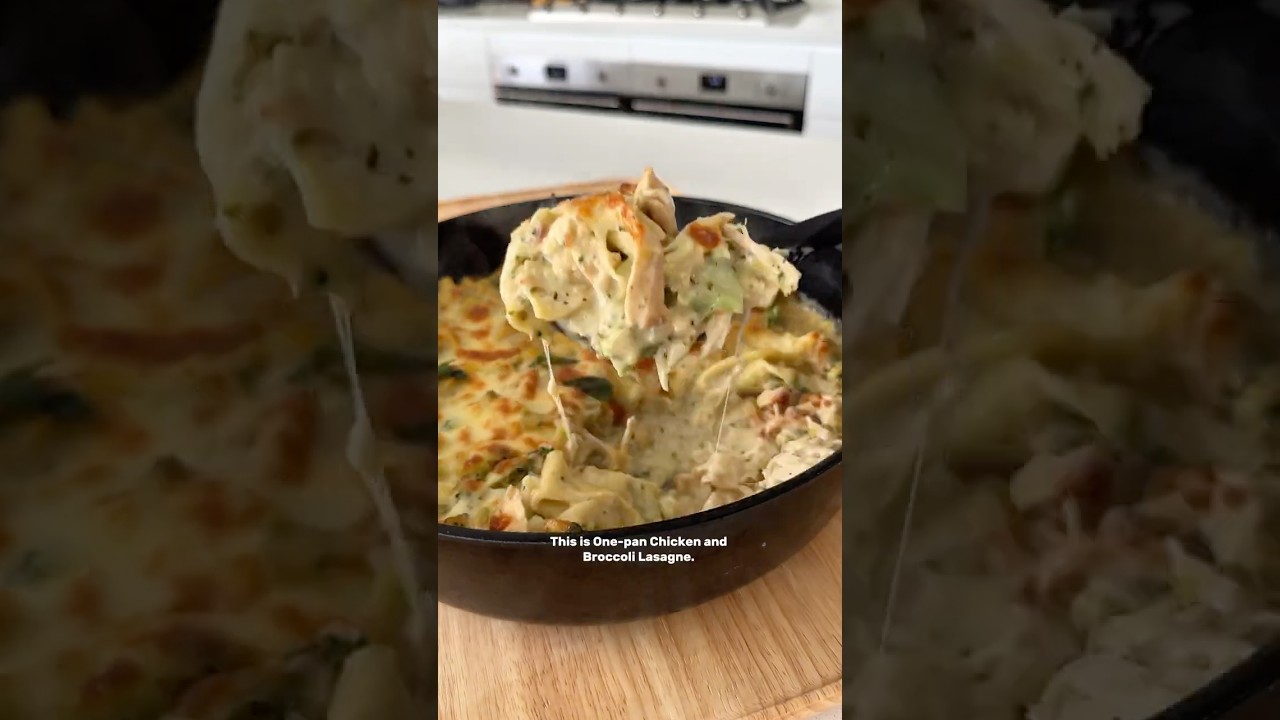 30 days of easy family dinners &mdash; 1/30 One-pan Chicken and Broccoli Lasagne