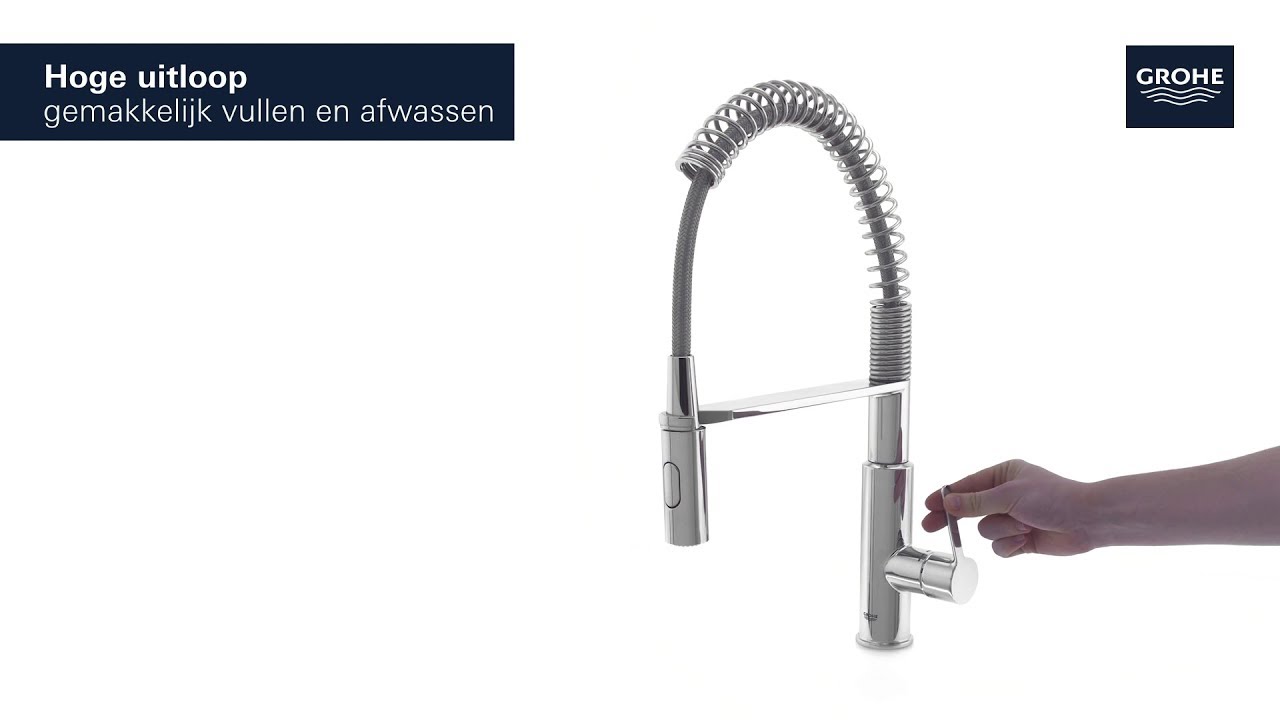 GROHE Get professionele keukenmengkraan