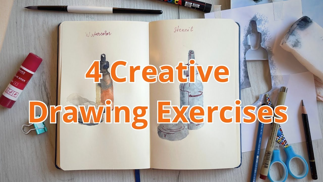 4 Creative Drawing Exercises to Boost Your Skills 💣✨
